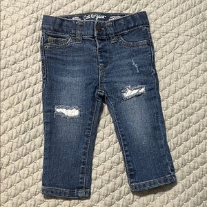 Cat & Jack Distressed Dark Blue Jeans for Kids